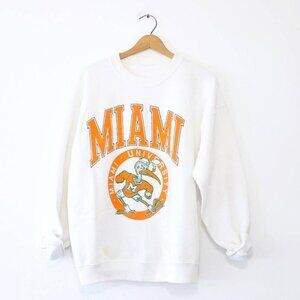 NCAA Miami Mascot Crewneck Sweatshirt, NCAA Miami Shirt, University of Miami